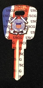 UNITED STATES COAST GUARD KEY BLANK-SC1-FOR SCHLAGE LOCKS - Picture 1 of 1