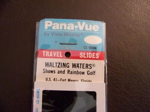 Vintage Pana-Vue Travel Slides Waltzing Waters Fort Myers - Picture 1 of 5