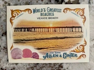 2018 TOPPS ALLEN GINTER WORLDS GREATEST BEACHES CARD VENICE BEACH #WGB-7 - Picture 1 of 1