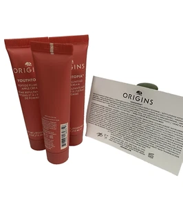 3x 15ml ORIGINS Youthtopia Peptide Plumping Apple Cream Hydrating Anti Aging - Picture 1 of 5