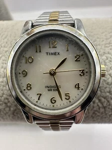 Timex Womens T2M828 New Battery Essex Avenue 25MM 6.5" Stainless Steel Q - Picture 1 of 9
