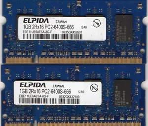 2GB 2x 1GB Kit IBM Lenovo Thinkpad R51e/R52/T43/T43p/T60/T60p Laptop RAM Memory - Picture 1 of 1