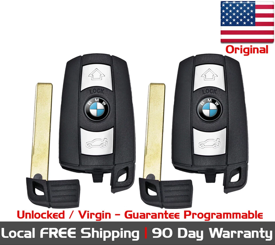2x OEM Replacement Keyless Remote Key Fob For BMW KR55WK49147 COMFORT ACCESS - Image 1 of 1