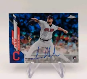 Logan Allen 2020 Topps Chrome Sapphire Edition Auto RC #CSA-LA Guardians - Picture 1 of 2