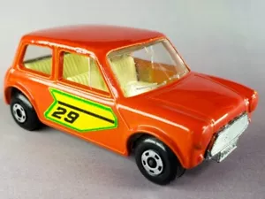 Matchbox Superfast Series # 29 Racing Mini Orange 1970 - Picture 1 of 20