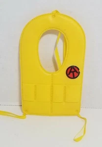 Vintage GI JOE Fantastic Freefall YELLOW LIFE VEST STRAPS AT Sticker Air Advent. - Bild 1 von 7