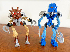 LEGO Bionicle Toa Nuva Set of 2: 8568 and 8570 - 100% Complete