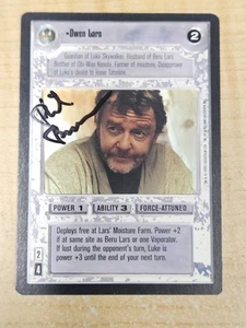 Phil Brown Hand Signed Star Wars TCG Trading Card SDCC Rare Uncle Owen - Picture 1 of 4