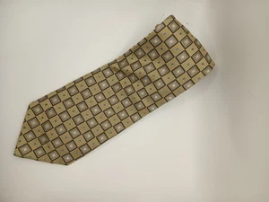 Corbata Guión de Martin Wong Tono Dorado Seda - Imagen 1 de 2