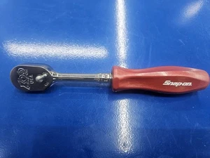 Snapon Tools 1/4 100th Anniversary Hard Handle Ratchet NEW THLD72 Pearl Red - Picture 1 of 3