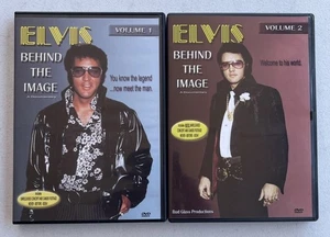 Elvis Presley Behind The Image Volume 1 & 2 DVD Bud Glass Sandi Miller - Imagen 1 de 4