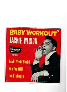 R & B/SOUL-JACKIE WILSON-BABY WORKOUT EP-BRUNSWICK 71103 - Picture 1 of 4