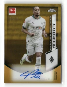 2023-24 Topps Chrome Bundesliga #BCA-AP Alassane Plea GOLD REFRACTOR AUTO /50 - Picture 1 of 2