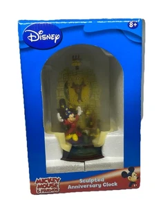 Disney Mickey Mouse & Friends Sculpted Anniversary Clock Classic Neu - Open Box - Bild 1 von 17