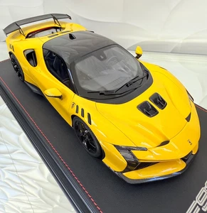 1/18 DF MODELS FERRARI SF90XX STRADALE GIALLO LTD ED 10 DI 20 PEZZI - Foto 1 di 16