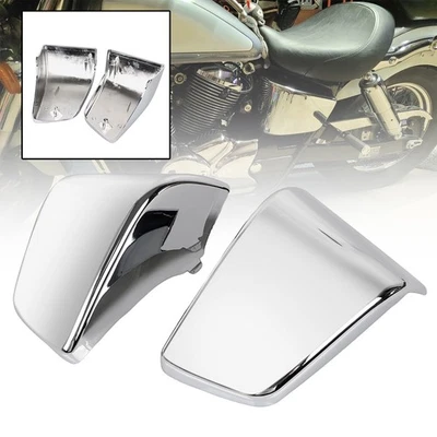 Battery Side Fairing Covers For Honda Shadow ACE 750 VT750C VT400 1997-2003 2002 Foto 1 de 4