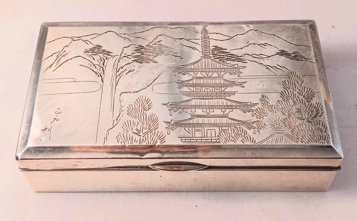 纯银日文银色古董| eBay