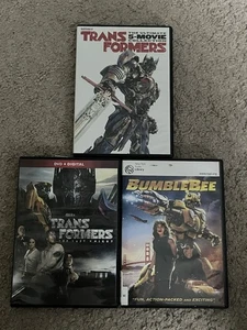 Transformers 5-Movie Collection + Last Knight + Bumblebee DVD Lot (7 Films) - Imagen 1 de 8