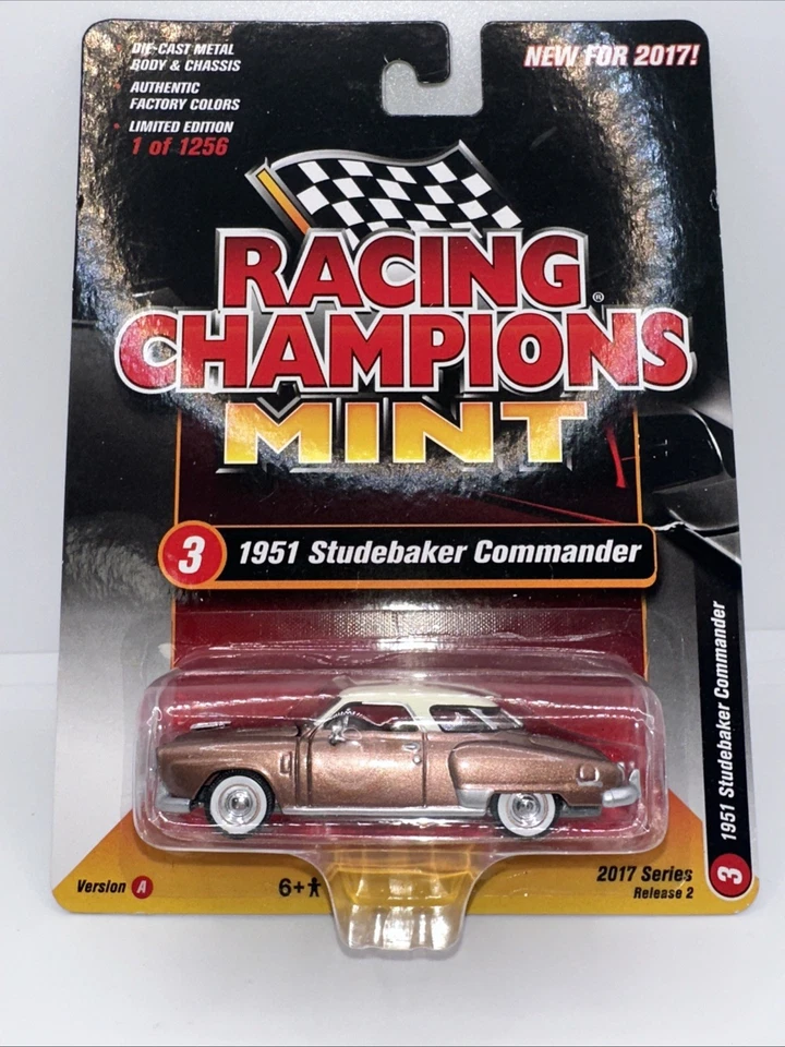 Коллекционный автомобиль Racing Champions 51 1951 Studebaker Commander 2017 как новый коричневый A - Изображение 1 из 3