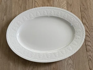 "Plato grande ovalado para servir Villeroy & Boch Cellini diseño renacentista 16"" como nuevo" - Imagen 1 de 6