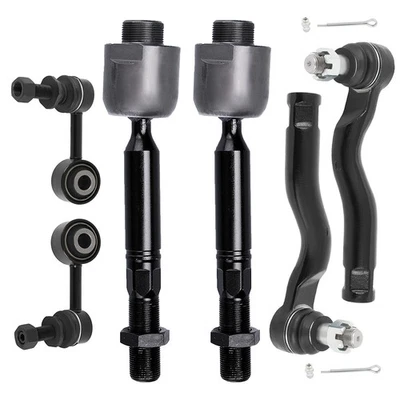 6pcs For TOYOTA SEQUOIA 2008 2009-2019 All Models Front Tie Rod Ends Sway Bars - Image 1 of 4