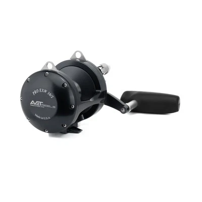 Avet EXW 30/2 Two-Speed Lever Drag Reel, RH, Black