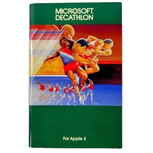 Olympic Decathlon Apple II PC Computerspiel 5,25" Diskette & Handbücher 1982 - Bild 1 von 6