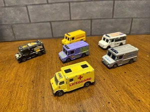 lot of 6 maisto 1/64 die-cast service van vehicles-lifeguard, Tonka Search Truck - Picture 1 of 11
