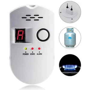 Gasmelder für den Haushalt stadtgas, Methan Propan Butan Erdgas Flüssiggas Alarm - Bild 1 von 21