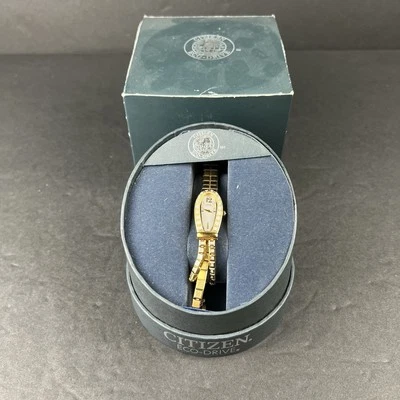 Citizen Ladies Gold Silhouette Eco-Drive Watch EG2402-56D Mother of Pearl - Image 1 of 4