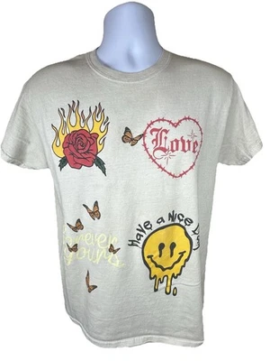 Camiseta pequeña gráfica PacSun Love/Hate/Have a Nice Day Foto 1 de 4