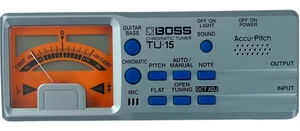 BOSS TU-15 Chromatic Tuner with Accu-Pitch - Picture 1 of 5