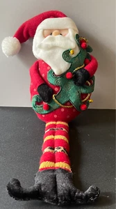 Weihnachtsmann Regalsitter Baum Leopard Gepard Zierleiste Akzente Tupfen Weihnachten - Bild 1 von 6