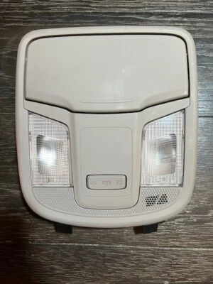 Kia Optima 2014 2015 consola superior almacenamiento gris domo lámpara conjunto de luces OEM Foto 1 de 4