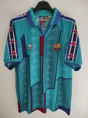 FC BARCELONA 1995-1996 away camiseta shirt trikot maillot maglia M - Imagen 1 de 4