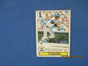 1979 Topps O-Pee-Chee Baseball # 55 Lou Whitaker NMT 2nd year - Picture 1 of 2