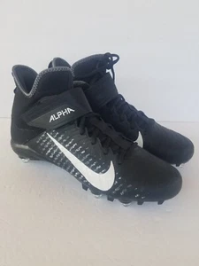 Men's Size 10 Nike Alpha Menace Pro 2 Mid Detachable Football Cleats CK4277-001 - Picture 1 of 6