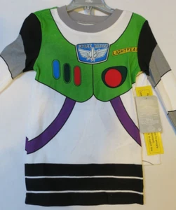 NEW Disney Store Toy Story Buzz Lightyear Costume PJ Pajamas Boys Size 5 - Picture 1 of 6