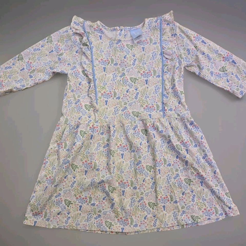 Vestido Bella Bliss Maizy Floral Pima Algodón Louise Niña Talla 7 Primavera/Otoño Vestido Foto 1 de 4