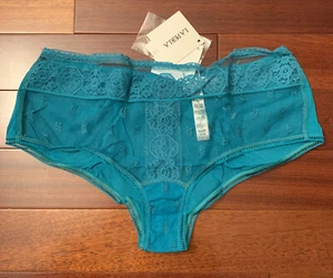 NUEVO CON ETIQUETAS La Perla Sari Bordado Tul Hecho en Italia Niño Pantalones Cortos Verde *Talla Grande* - Imagen 1 de 8