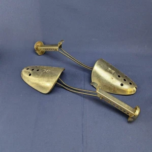 Zapateros elásticos vintage de metal para zapatos/botas 12" - Imagen 1 de 5