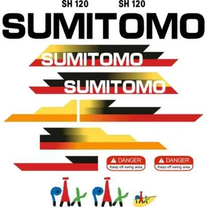 Sumitomo SH120-3 Decals Stickers New Repro Kobelco Decal Kit - Bild 1 von 1