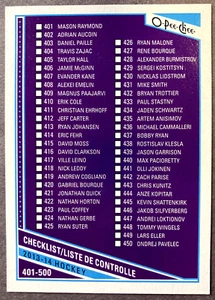2013-14 O-Pee-Chee Checklist 401-500 #500 Unmarked - Picture 1 of 2