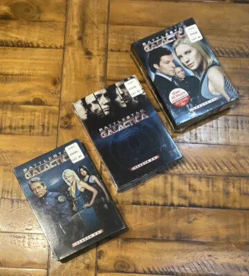 Battlestar Galactica - 3 Seasons 2.0, 2.5 & 4.0 ( DVD, 2005, 2006 and 2008) New - Image 1 of 4