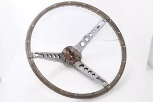 1965-1969 Ford Mustang Shelby GT Wood Steering Wheel Factory Original For Repair - Picture 1 of 10