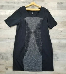 Vestido Lane Bryant Panel Negro Encaje Favorecedor Talla 18 Nuevo Sin Etiquetas ¡Genial! - Imagen 1 de 9