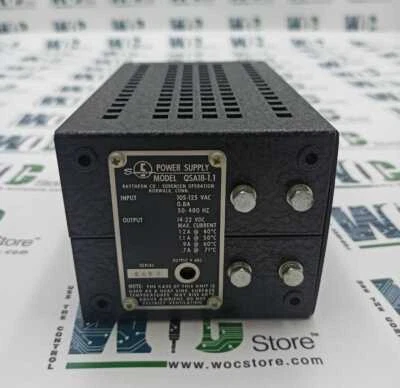 QSA18-1.1 SORENSEN POWER SUPPLY 105-125VAC SL NO 6490 - Image 1 of 3