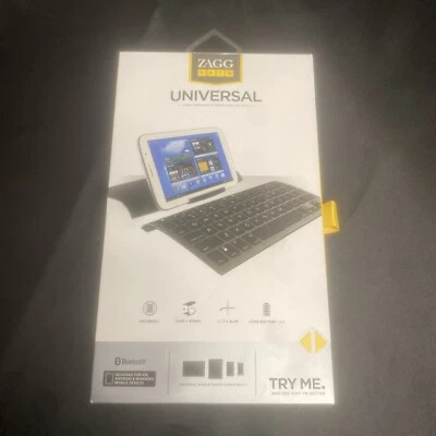 ZAGGkeys Case Universal Wireless Keyboard for iPad SamSung Smartphones Tablets  - Image 1 of 4