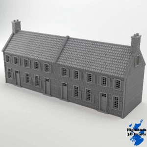 Quattro reggiseni fattoria 15 mm 1:100 costruzione napoleonica tavolo da gioco stampa 3D - Foto 1 di 4