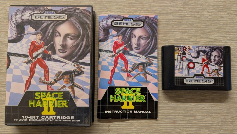 1988 Sega Genesis Space Harrier 2 II CIB *Very Good Condition* (#2) - Image 1 of 4